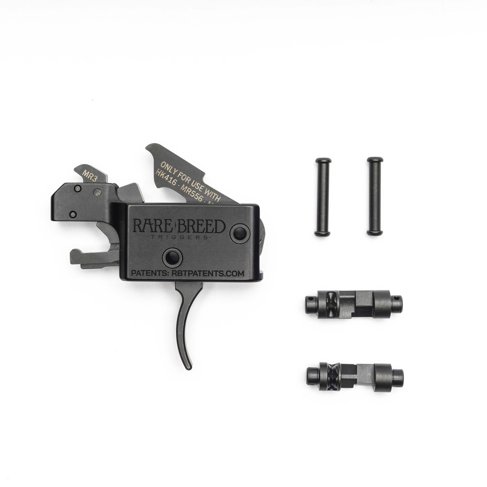 FRT-MR3™ — 3-Position Forced Reset Trigger for HK MR223 & MR556 | Rare Breed Triggers FRT-MR3™ single-stage 3-position forced reset trigger for HK MR223 and HK MR556 by Rare Breed Triggers